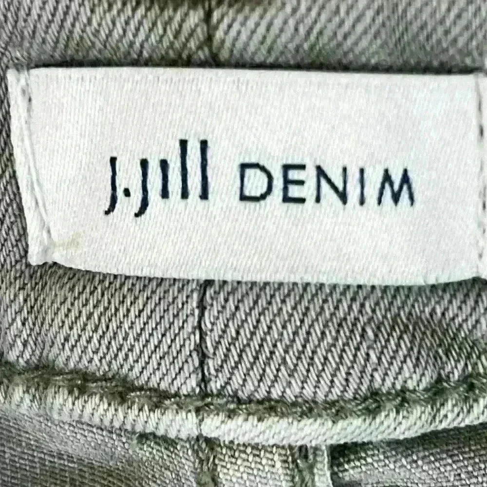 J. Jill Jeans Green Women’s Size 14 Tall High-Rise Straight-Leg Cuffed Jeans - Picture 4 of 9